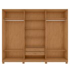 Guarda-roupa Vince 6 Portas 2 Gavetas 7 Prateleiras Com Pés A