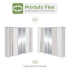 Guarda-roupa Vince 6 Portas 4 Gavetas 8 Prateleiras Com Pés E