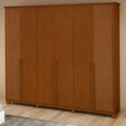 Guarda-roupa Vince 6 Portas 4 Gavetas 8 Prateleiras Com Pés F