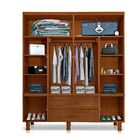 Guarda Roupa Vintage Com Espelho Casal Castanho Chicago 104