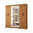 Guarda-roupa Vitorino 6 Portas E 4 Gavetas Com Espelhos Freij