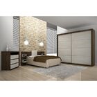 Guarda-roupa Vizion - Rufato - Wengue / Carvalho