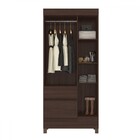 Guarda-roupa Wind 3 Portas Café Touch - Demóbile