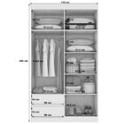 Guarda-Roupa Zeus Plus 04 Portas Lopas Branco Brilho