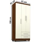 Guarda Roupas 03 Portas 10014 E Sapateira 20016 Vlr