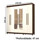 Guarda Roupas 06 Portas Com Espelho 10037 Vlr