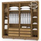 Guarda Roupas 06 Portas Com Espelho 10086 Vlr