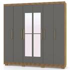Guarda Roupas 06 Portas Com Espelho 10086 Vlr