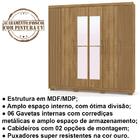 Guarda Roupas 06 Portas Com Espelho 10086 Vlr