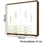 Guarda Roupas 06 Portas E 06 Gavetas 10087 Vlr