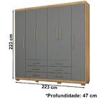 Guarda Roupas 06 Portas E 06 Gavetas 10087 Vlr