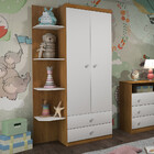 Guarda Roupas 2 Portas 2 Gavetas Doçura Tcil