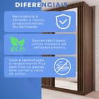 Guarda-roupas 2 Portas 3 Gavetas Com Espelho Blumenau Imbuia