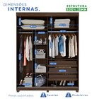 Guarda-roupas 2 Portas 3 Gavetas Com Pés Blumenau Imbuia
