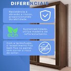 Guarda-roupas 2 Portas 3 Gavetas Com Pés Com Espelho Blumenau