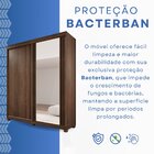 Guarda-roupas 2 Portas 3 Gavetas Com Pés Com Espelho Blumenau