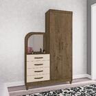 Guarda-roupas 2 Portas 4 Gavetas Com Penteadeira Multimóveis