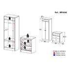 Guarda Roupas 2 Portas Com Cômoda 2 Gavetas Pimpolho Multimóv