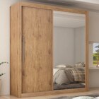 Guarda Roupas 2 Portas Solteiro Real Madeirado / Off White