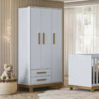 Guarda-roupas 3 Portas 2 Gavetas Q Charm - Édecasamóveis - 00