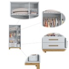 Guarda-roupas 3 Portas 2 Gavetas Q Charm - Édecasamóveis - 00