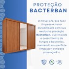 Guarda-roupas 3 Portas 6 Gavetas Com Espelho Dinamarca Cinamo