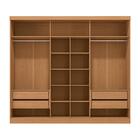 Guarda-roupas 3 Portas De Correr Reversíveis Kappesberg Canel