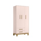 Guarda-roupas 3 Portas E 2 Gavetas 180 X 94 Q Charm Slim -ros