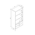 Guarda Roupas 3 Portas E 2 Gavetas House Branco - Art In Móve