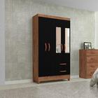 Guarda-roupas 4 Portas 2 Gavetas E Espelhos Multimóveis Cr351