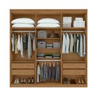 Guarda Roupas 6 Portas 4 Gavetas 100% Mdf Com Espelho Like Ye