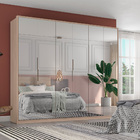 Guarda Roupas 6 Portas 6 Espelhos Atrice Avena Demartez