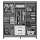 Guarda-roupas 6 Portas E 3 Gavetas Multimóveis Cr35128