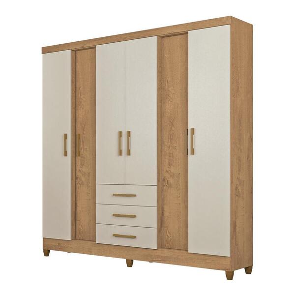 Guarda-roupas 6 Portas E 3 Gavetas Multimóveis Cr35128 | Leroy Merlin