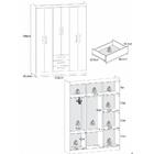 Guarda-roupas 6 Portas E 3 Gavetas Multimóveis Cr35133
