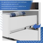 Guarda-roupas 7 Portas 6 Gavetas Com Pés Flórida Branco