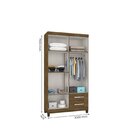 Guarda Roupas Atalaia 4 Portas 2 Gavetas Incorplac Malbec