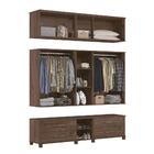 Guarda Roupas Casal 11 Portas 4 Gavetas Manchester Ébano