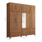 Guarda Roupas Casal 11 Portas 4 Gavetas Manchester Jatobá