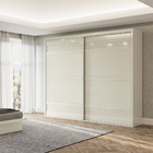 Guarda-roupas Casal 267cm Com 2 Portas Correr Dlc Off White