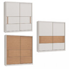 Guarda Roupas Casal 2 Portas 3 Gavetas Flex Prisma Móveis Cas