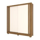 Guarda Roupas Casal 2 Portas 4 Gavetas B93 Nature/off White