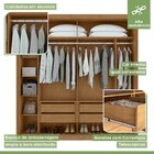 Guarda Roupas Casal 2 Portas 4 Gavetas Upper Yescasa