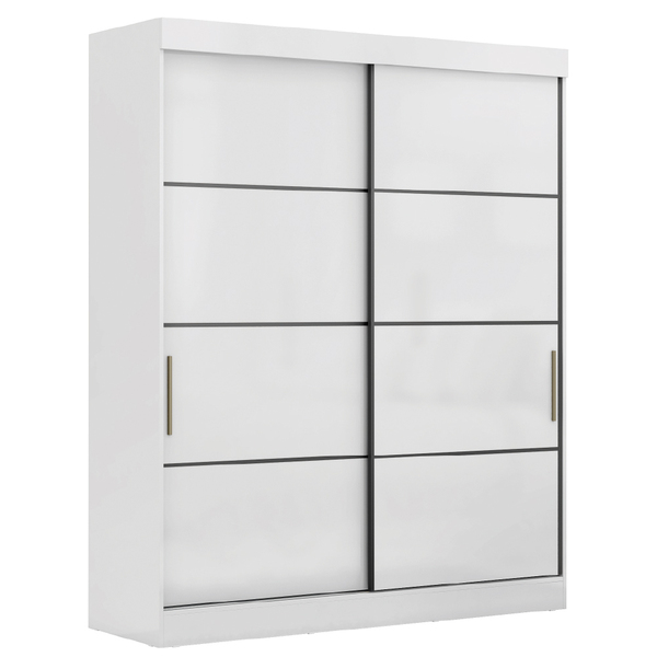 Guarda Roupas Casal 2 Portas De Correr 2 Gavetas Ruby Maxel