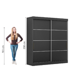 Guarda Roupas Casal 2 Portas De Correr 2 Gavetas Ruby Maxel