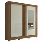 Guarda Roupas Casal 2 Portas De Correr 3 Gavetas E Espelho Fl