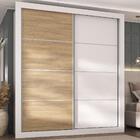 Guarda-roupas Casal 2 Portas De Correr 4 Gavetas Alasca Multi