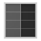 Guarda-roupas Casal 2 Portas De Correr 4 Gavetas Alasca Multi