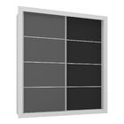 Guarda-roupas Casal 2 Portas De Correr 4 Gavetas Alasca Multi