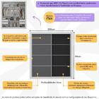 Guarda-roupas Casal 2 Portas De Correr 4 Gavetas Alasca Multi